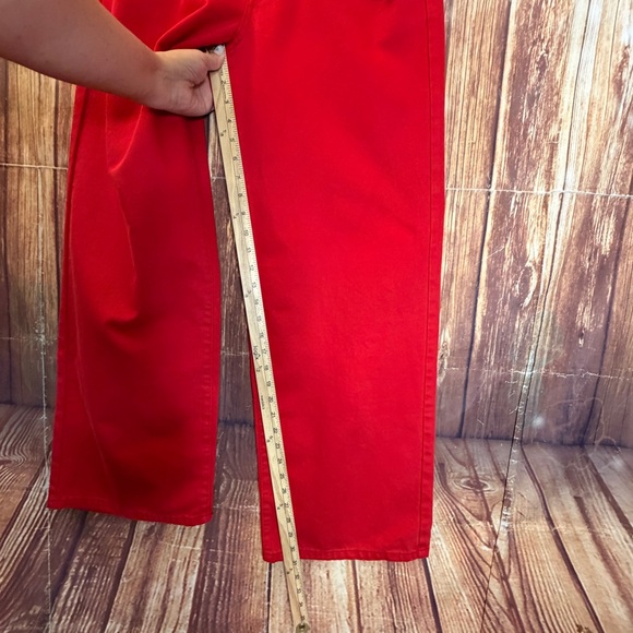 Wild Fable Women’s Low Rise Baggy Rigid Red Jeans 31” Inseam Size 4 - Picture 5 of 11